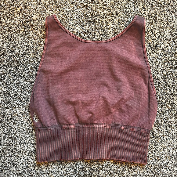 Free People Good Karma High Neck Crop Top - Picture 2 of 4